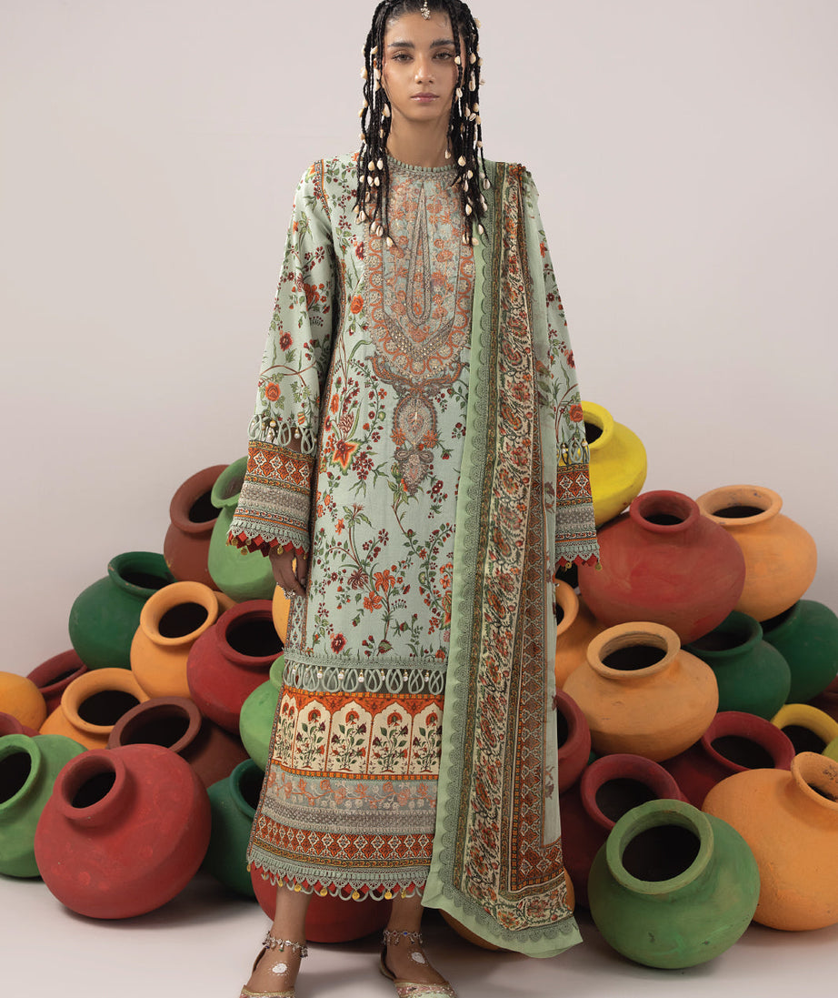 Faiza Faisal Rangeeli Lawn'24 (Chambeli)
