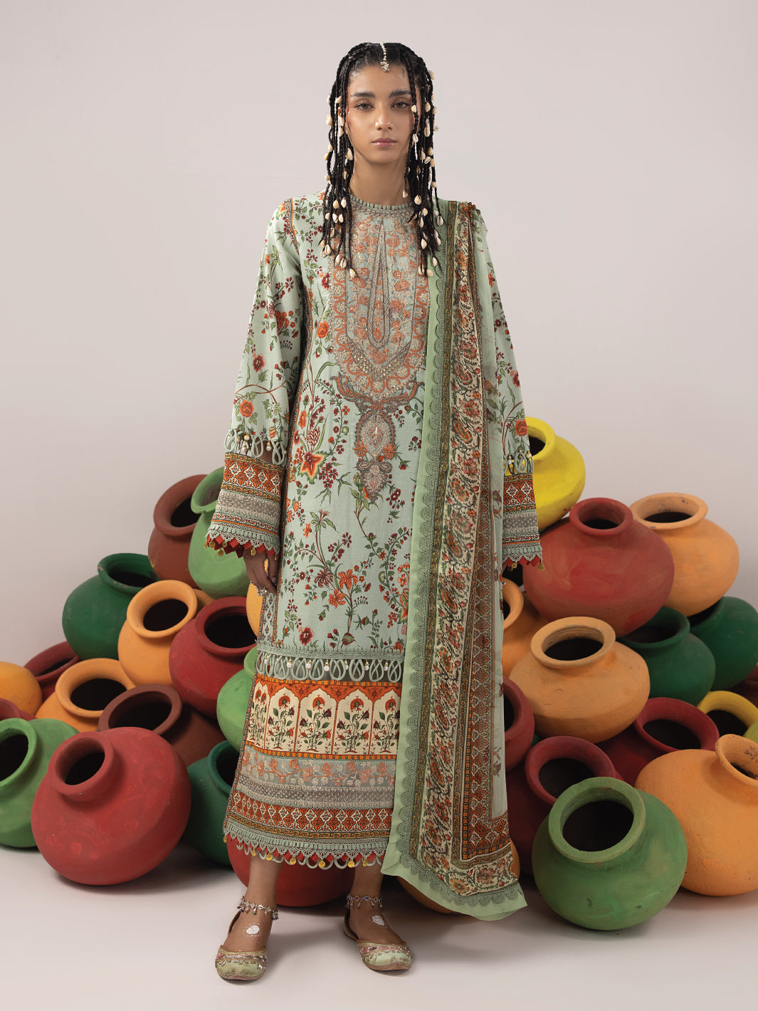 Faiza Faisal Rangeeli Lawn'24 (Chambeli)