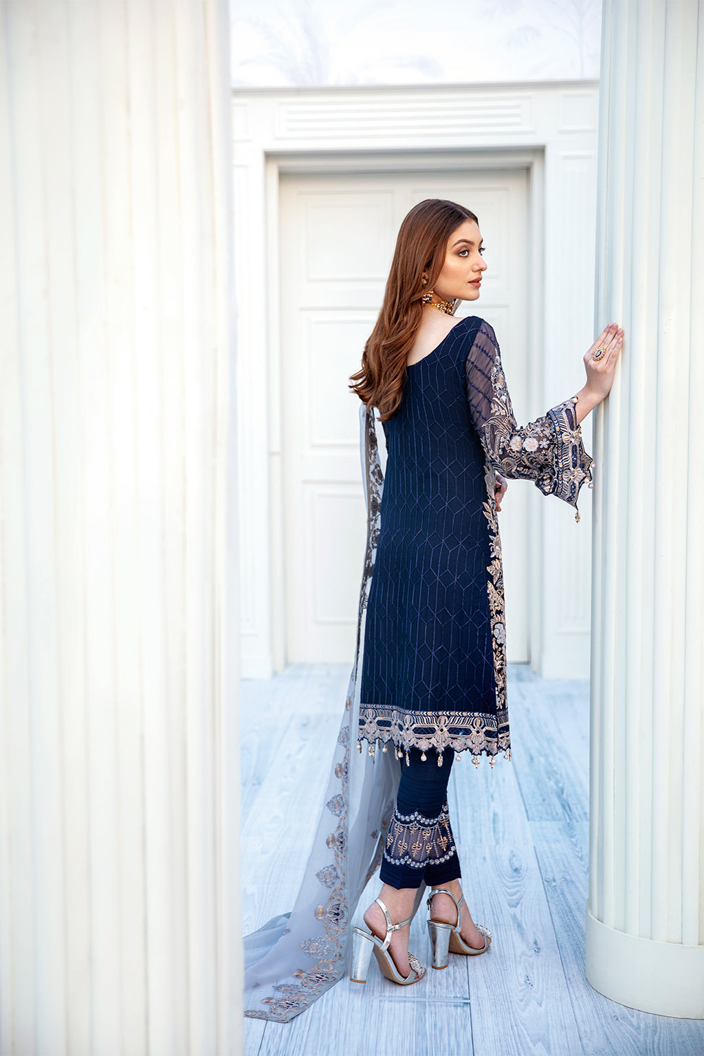 Ramsha Chevron L/Chiffon`22 D#203 (Vol-2)