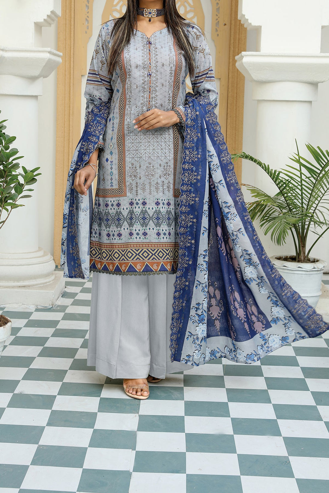 Komal Emb Lawn`24 D#07