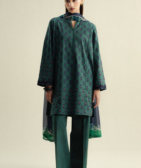 Coco By Zara Shahjahan Prints`25 (Willow-10A)