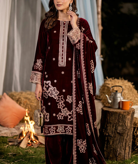 Shaista Luxury Velvet'26 D#165