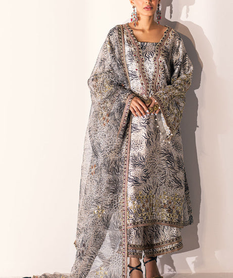 RA Nureh Silk Unstitched'23 (Vol-5) S#5