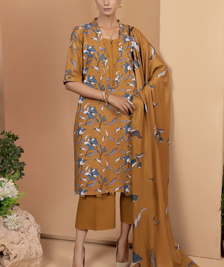 Hamdam Zara Khaddar W/Shawl'24 D#8