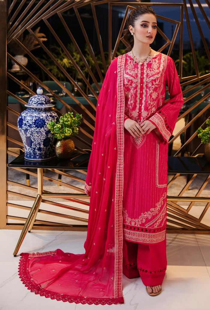 Humdum Vouge Emb Lawn'24 D#07