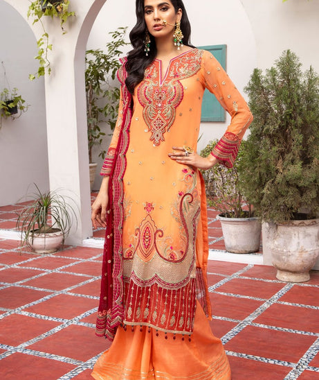 Azal Jaan-E-Adaa L/Chiffon`21 Amber