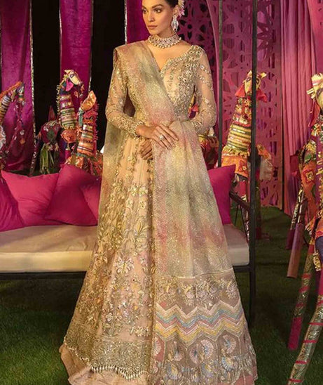 CRIMSON | Wedding Unstitched Collection '22 D# BLUSH - 1A