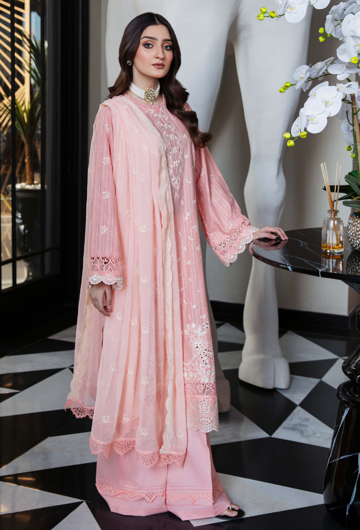 Humdum Vouge Emb Lawn'24 D#04