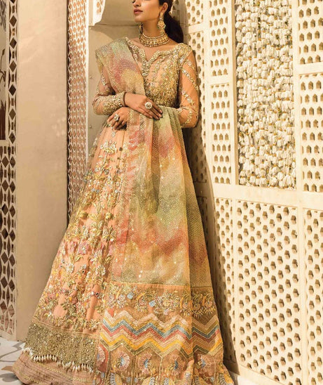 CRIMSON | Wedding Unstitched Collection '22 D# BLUSH - 1A