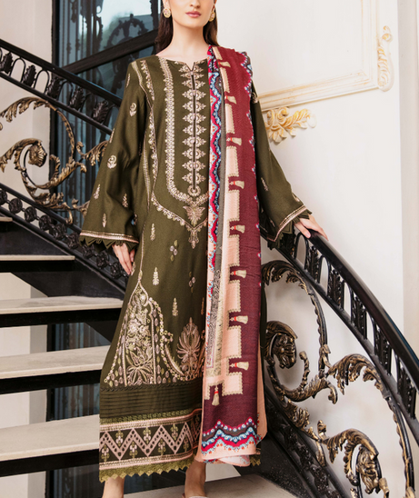 Hamdam Serene Emb Wool`25 D#08