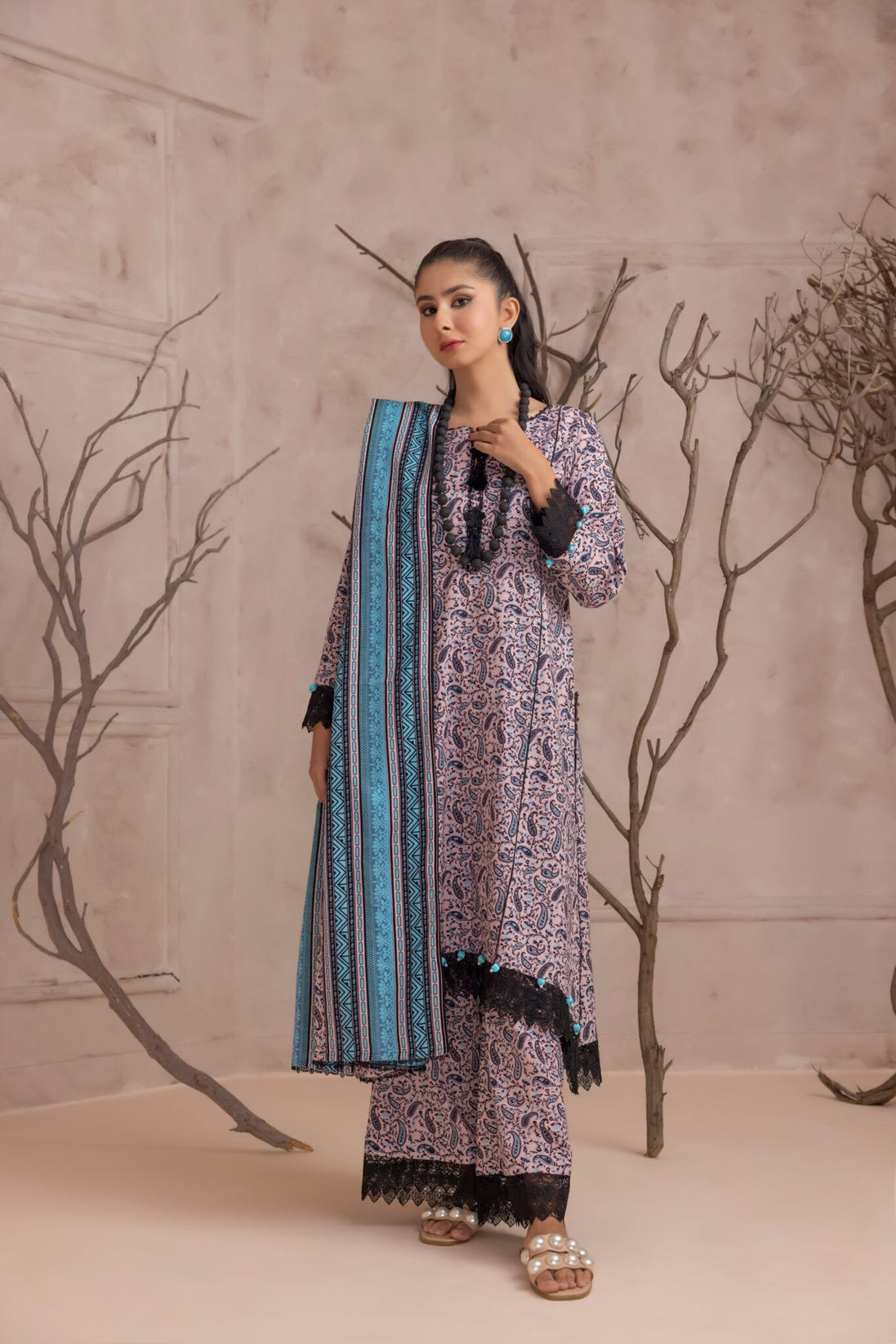 Regalia Identic Khaddar'24 Vol-4 D#1