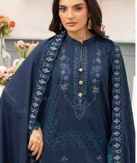 Shaista Festive Emb Peach'26 D#109