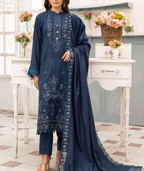 Shaista Festive Emb Peach'26 D#109
