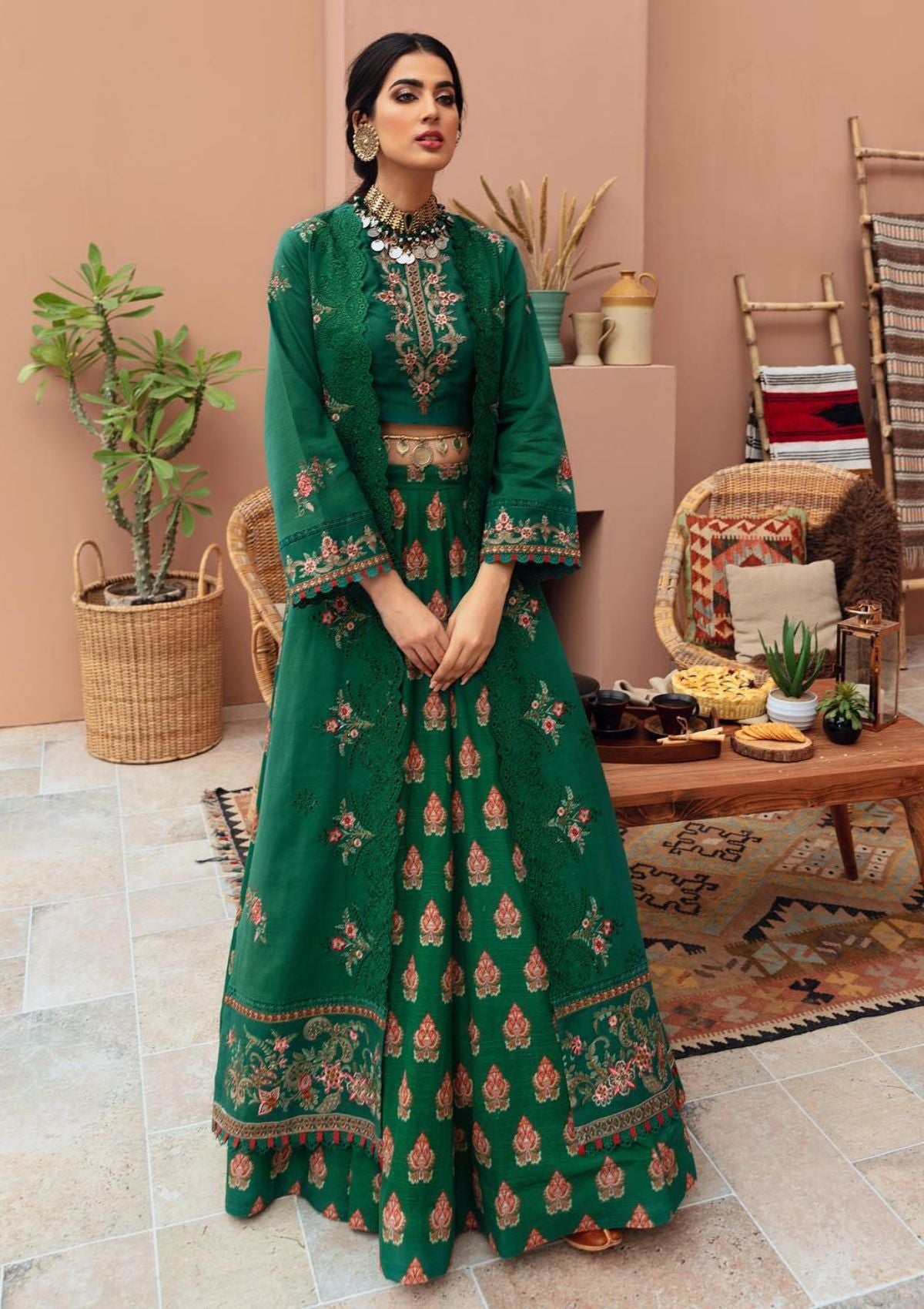 Noor By Saadia Asad Emb Shawl'21 D#03