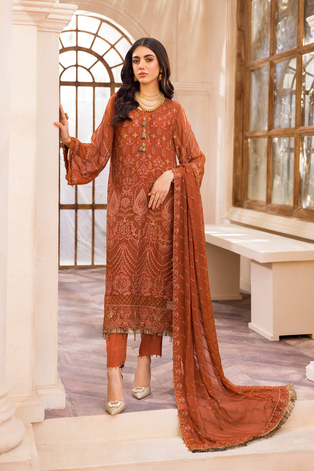 Farasha Emb Chiffon`22 D#07 (Vol-1)