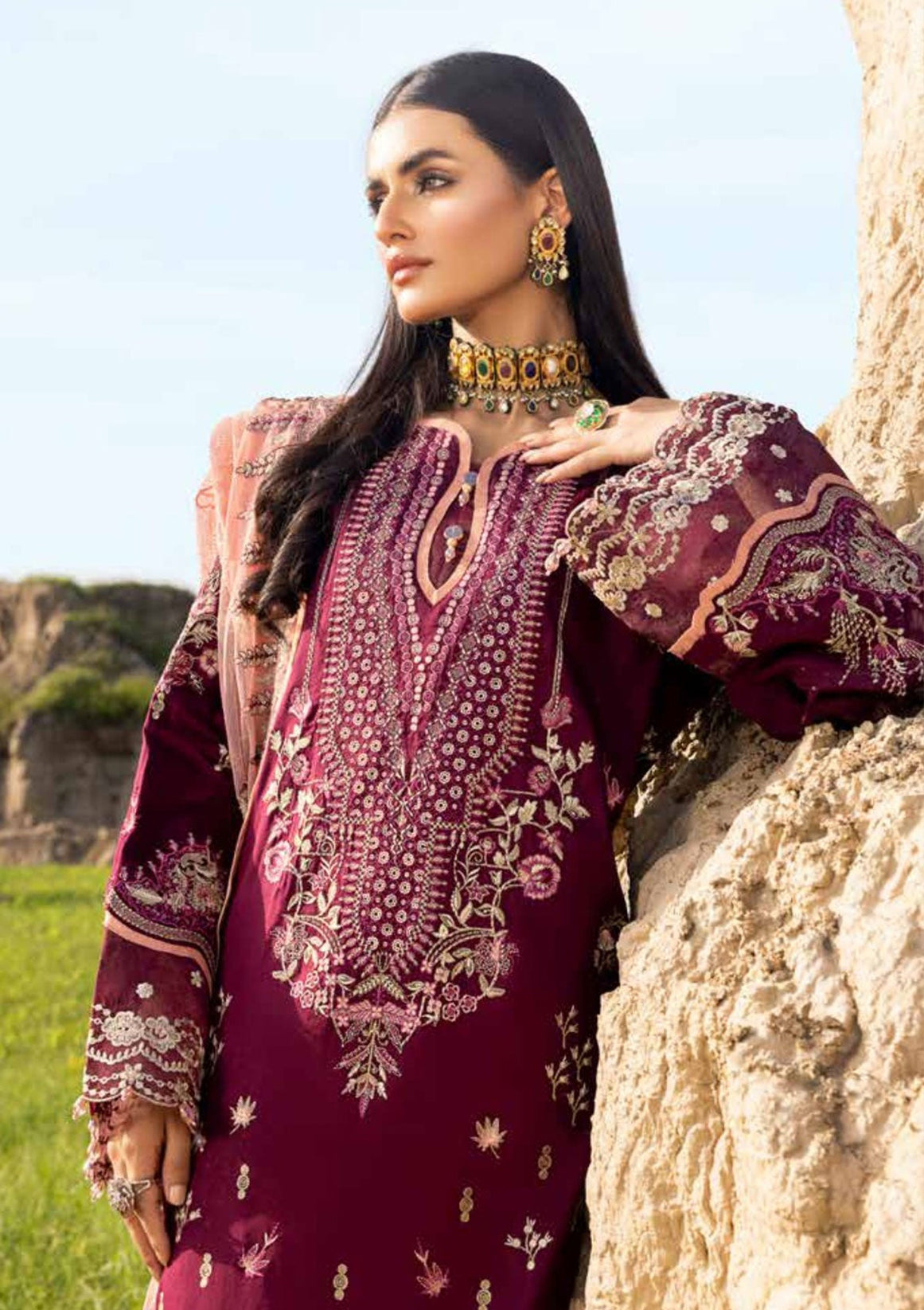 Muscari Emb Cotton Satin`22 D#101