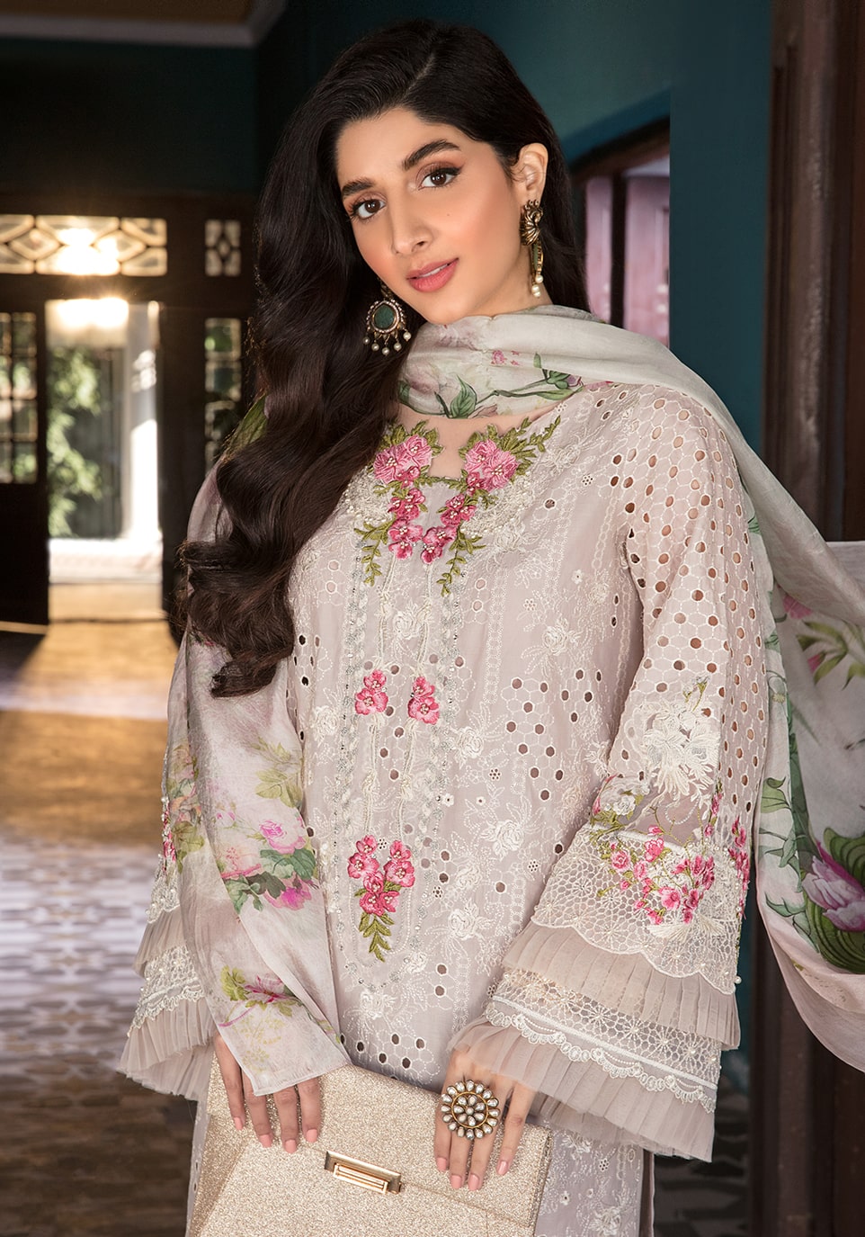 Elaf Festive Chikankari Collection'22 EFC#01 Heritage