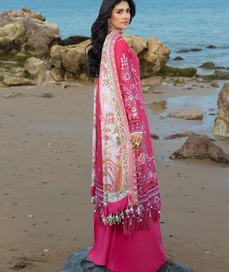 Siraa By SadafFawadkhan Luxury Lawn`26 D#5 (Gulrukh)