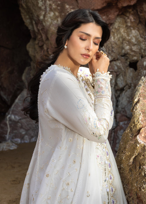 Siraa By SadafFawadkhan Luxury Lawn`26 D#6 (Noor)