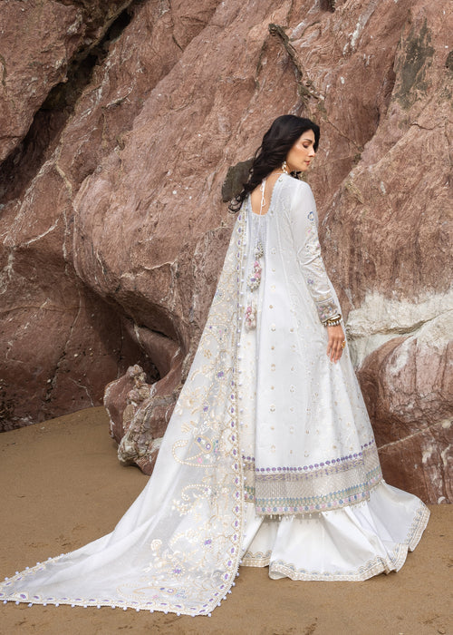 Siraa By SadafFawadkhan Luxury Lawn`26 D#6 (Noor)