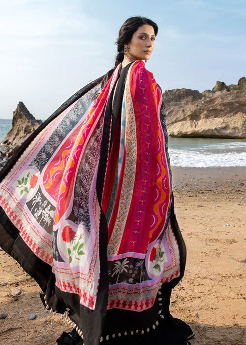 Siraa By SadafFawadkhan Luxury Lawn`26 D#2 (Kohl)