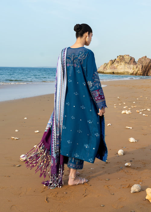 Siraa By SadafFawadkhan Luxury Lawn`26 D#1 (Shehnaaz)