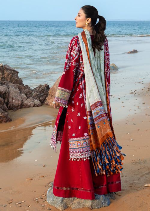 Siraa By SadafFawadkhan Luxury Lawn`26 D#3 (Aatish)