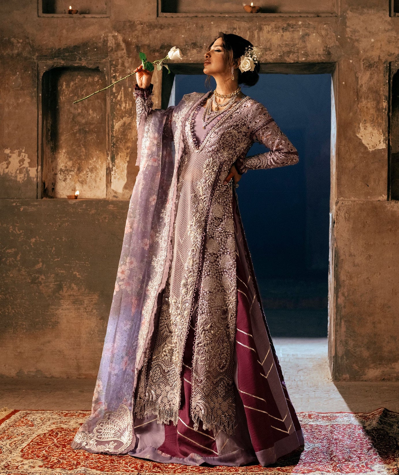 Maryam Hussain Gulaab Festive`24 (JHIL MIL)