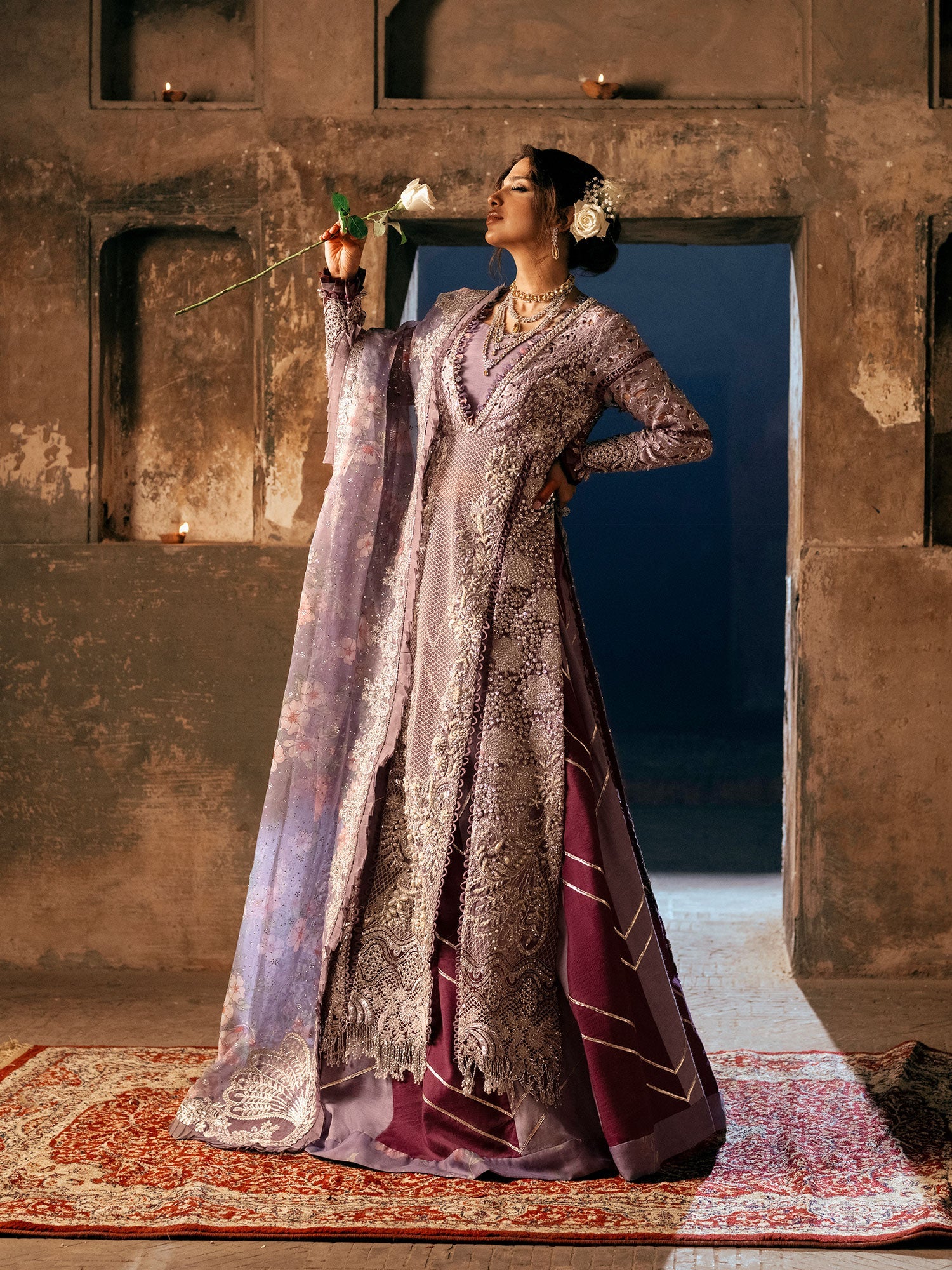 Maryam Hussain Gulaab Festive`24 (JHIL MIL)