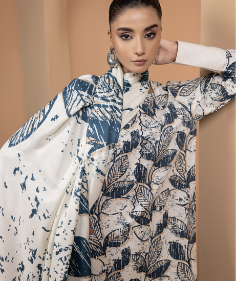 Hamdam Zara Khaddar W/Shawl'24 D#6