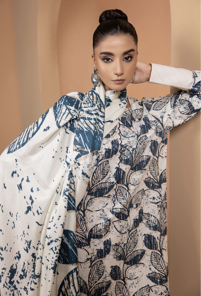 Hamdam Zara Khaddar W/Shawl'24 D#6
