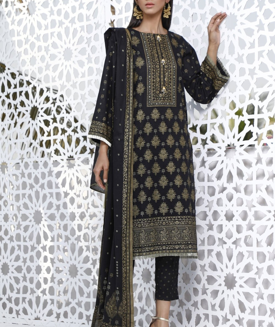 Ittehad Crystal Lawn'21 D # 102 Black