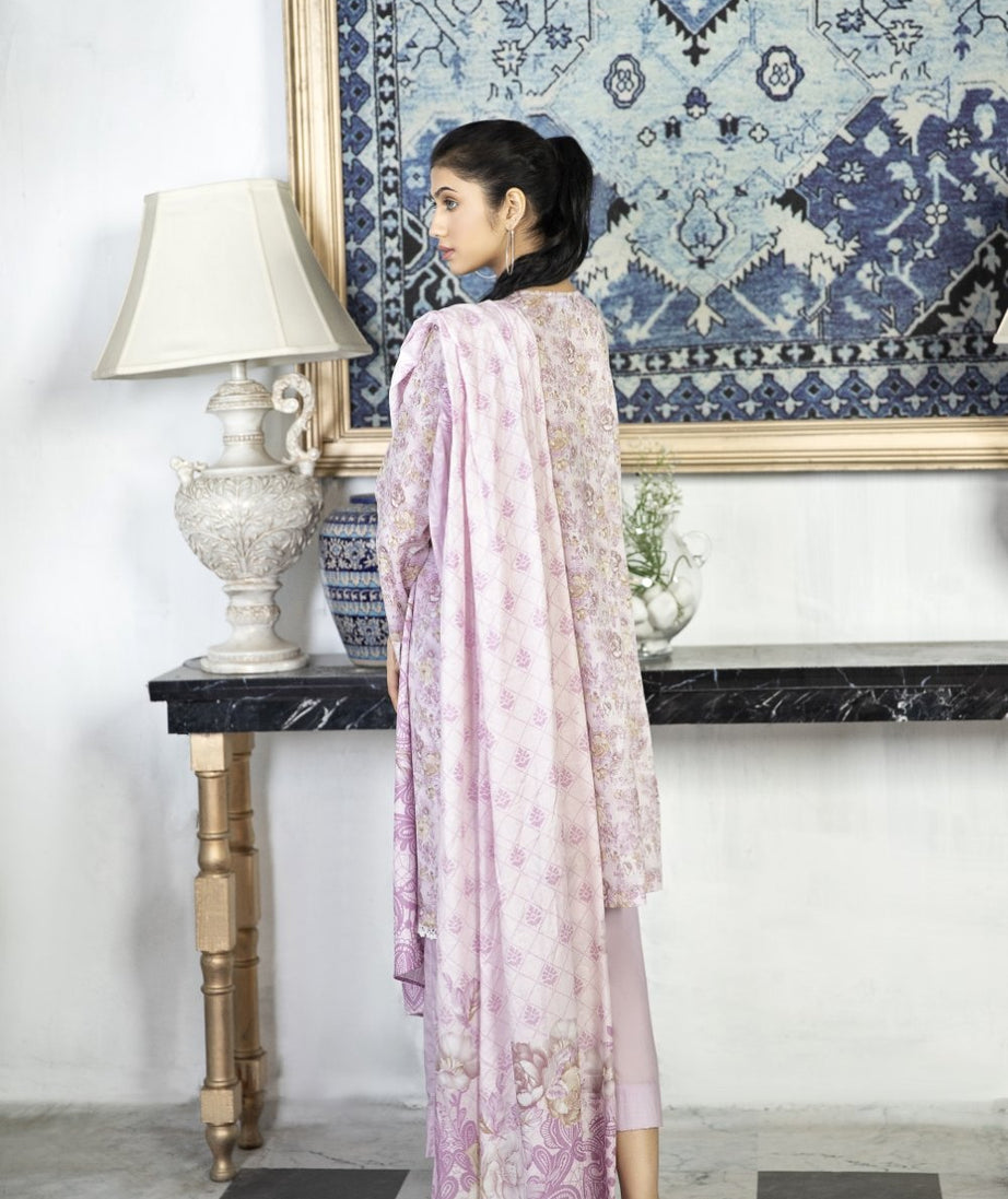 Ittehad Crystal Lawn'21 D # 21153 L Mauve