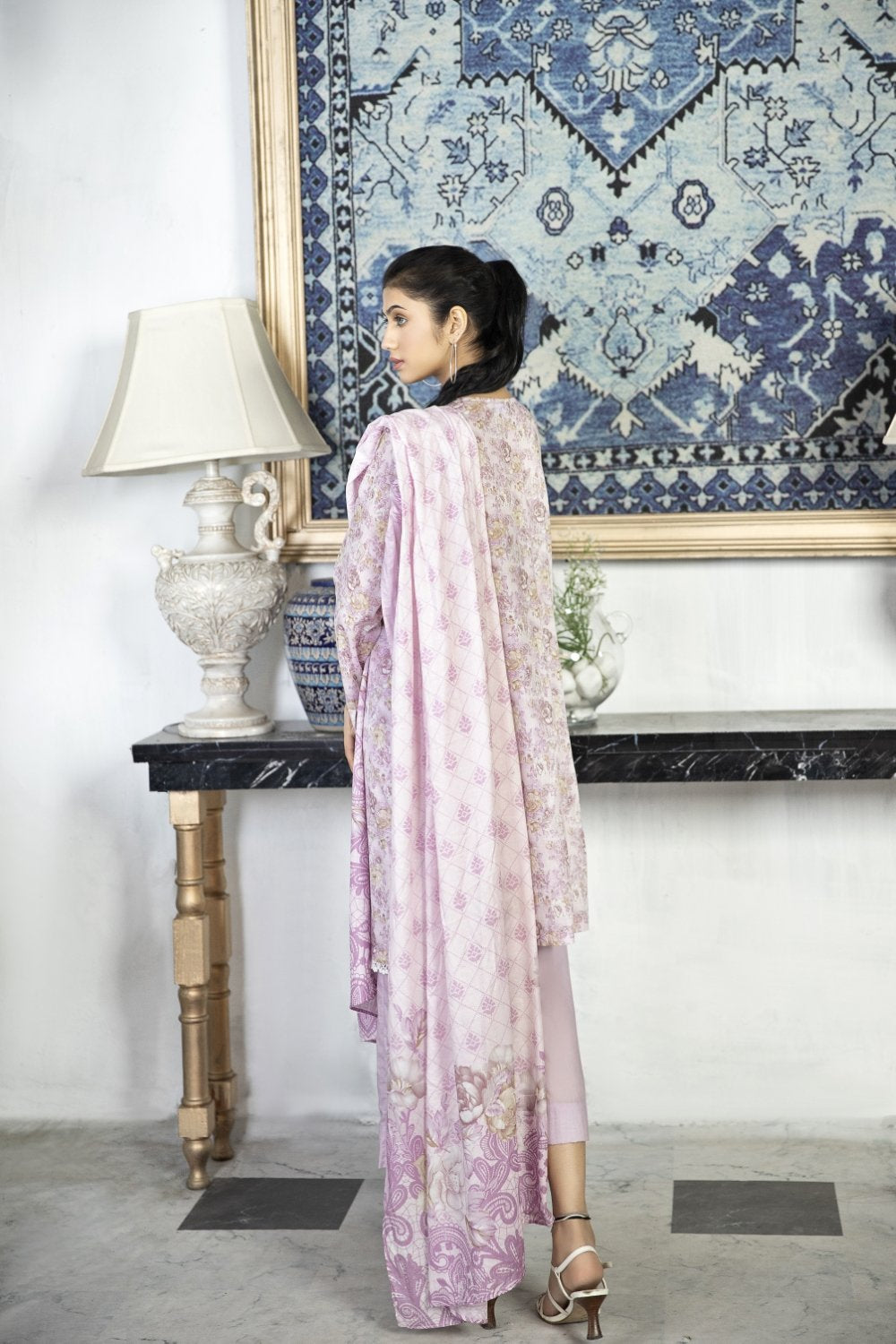 Ittehad Crystal Lawn'21 D # 21153 L Mauve