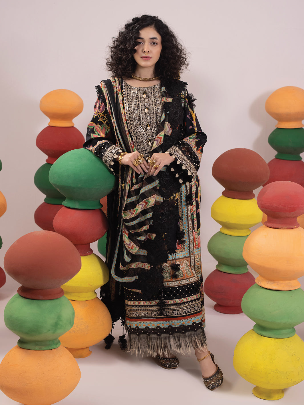 Faiza Faisal Rangeeli Lawn'24 (Bulbul)