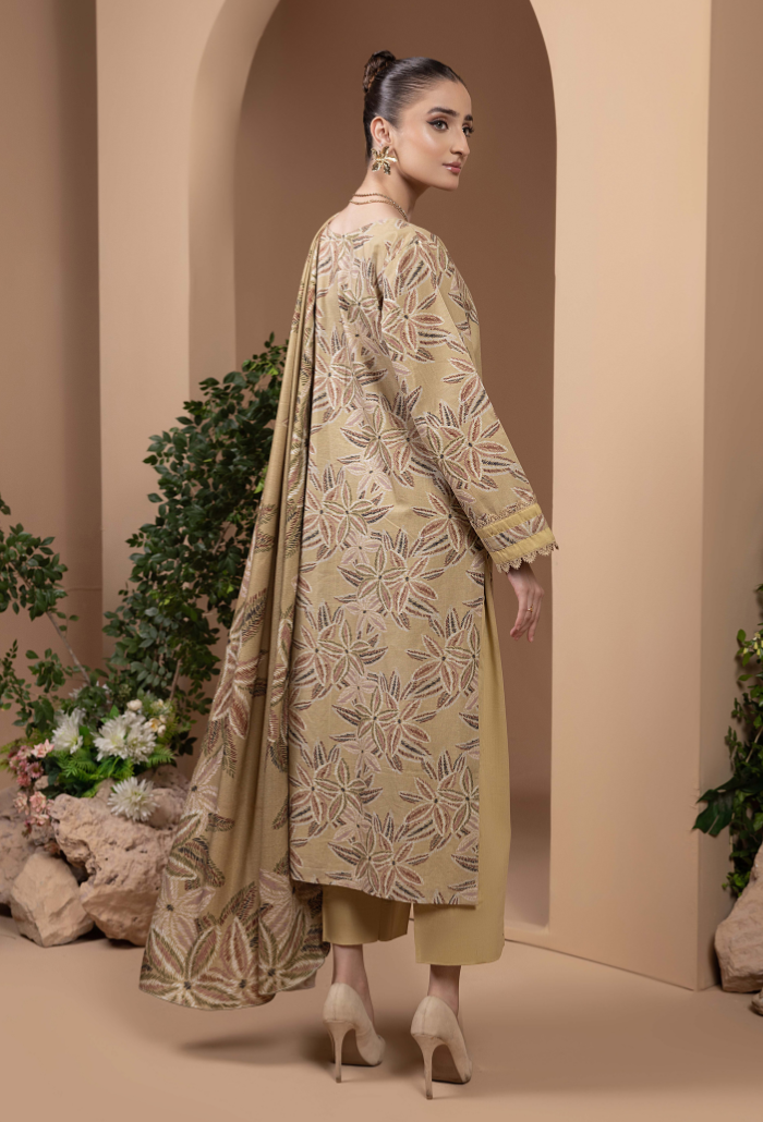 Hamdam Zara Khaddar W/Shawl'24 D#3