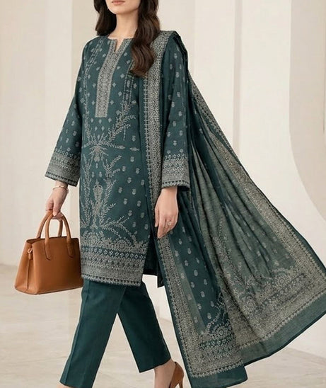 BR Bismal Dhanak'26 3Pcs D#7 M Green