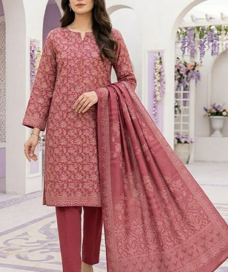 BR Sehar Dhanak'26 3Pcs D#8 (Pink)