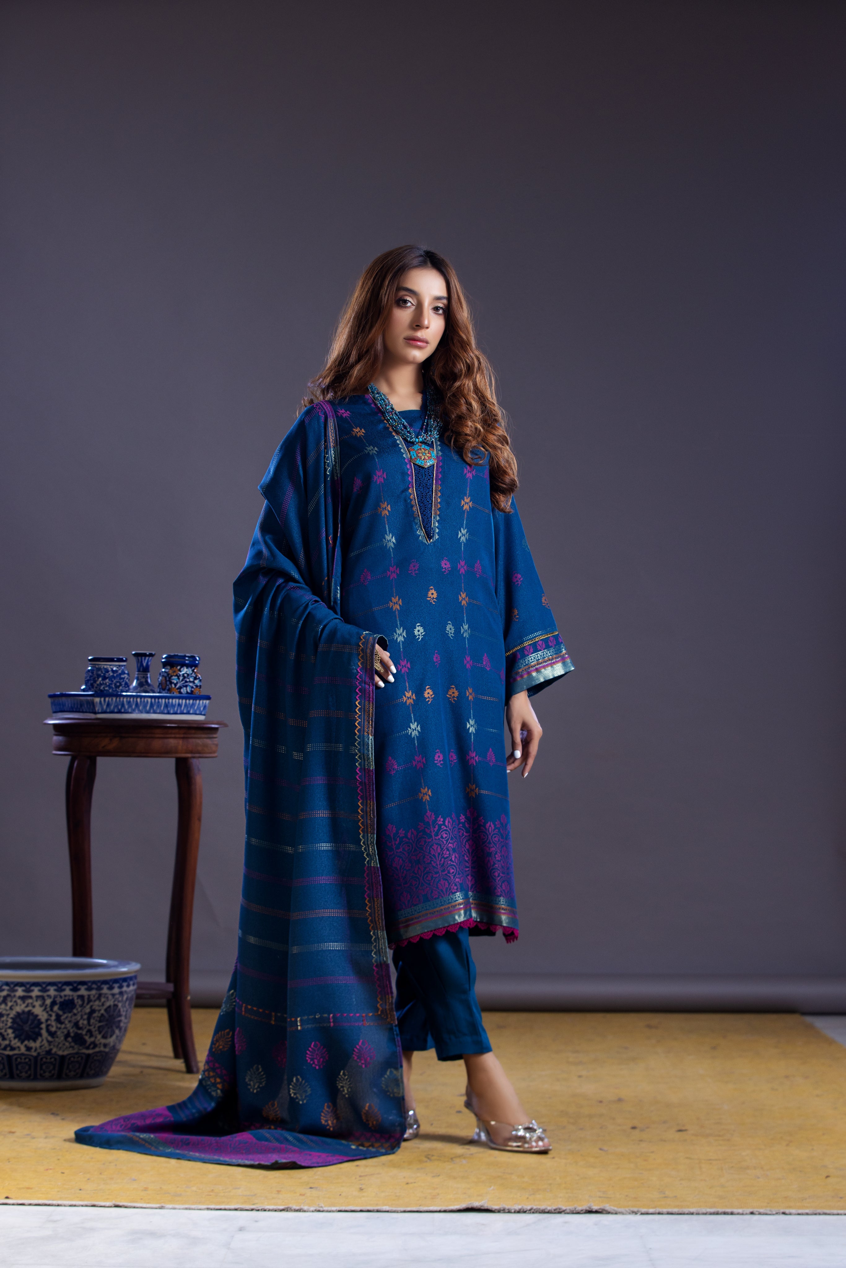 Sitara Jacquard Karandi`24 D#2302-B