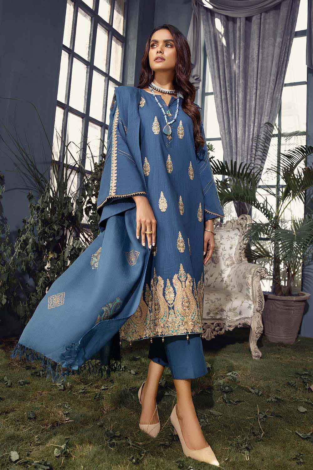 Gul Ahmed Winter Collection`22 AP#12036