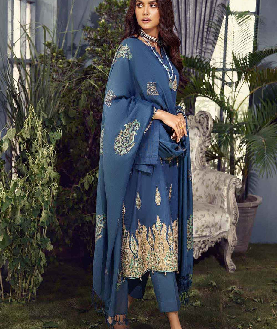 Gul Ahmed Winter Collection`22 AP#12036