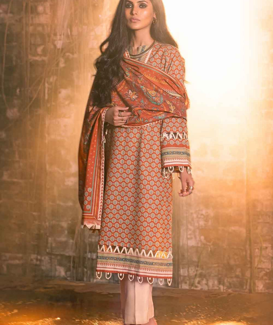 Gul Ahmed Winter Collection`21 AY # 12026 B