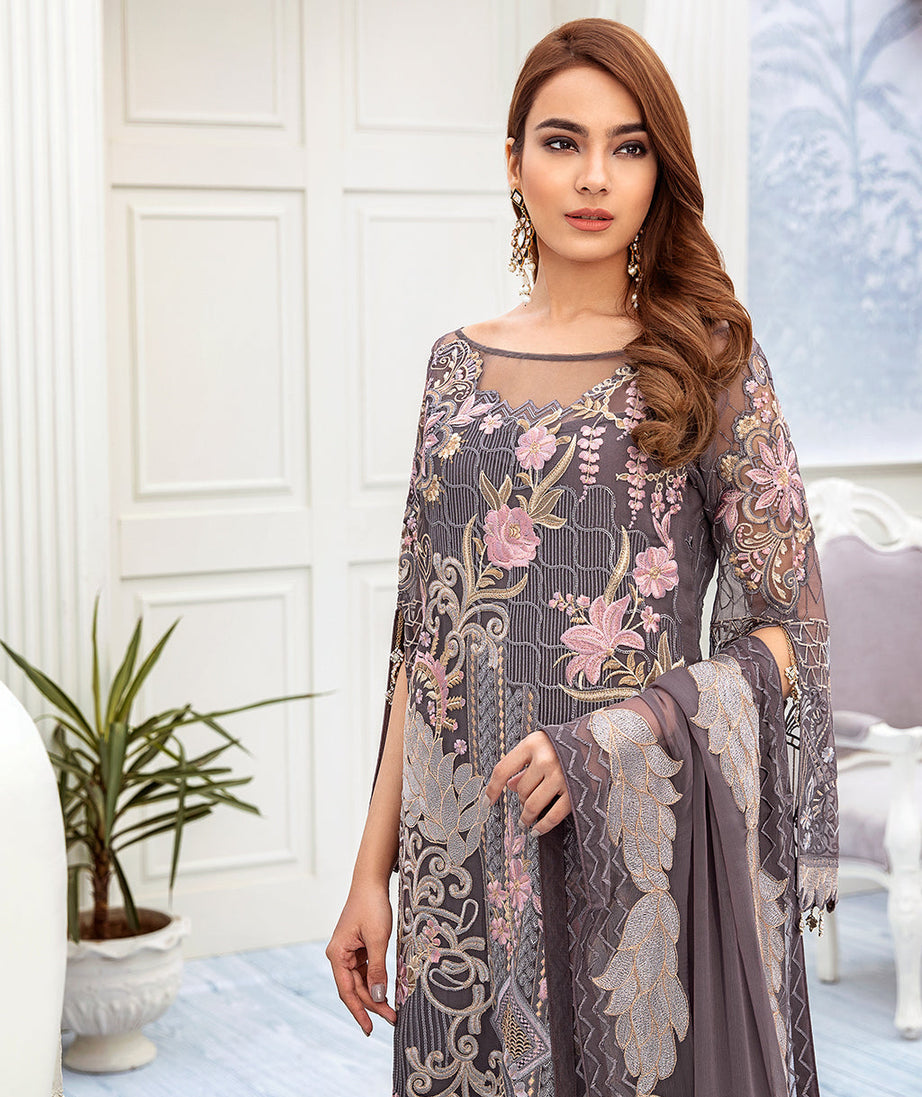 Ramsha Chevron L/Chiffon`22 D#209 (Vol-2)