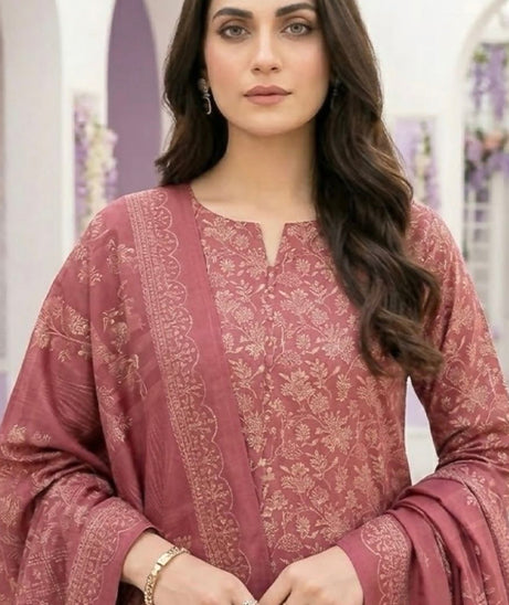 BR Sehar Dhanak'26 3Pcs D#8 (Pink)