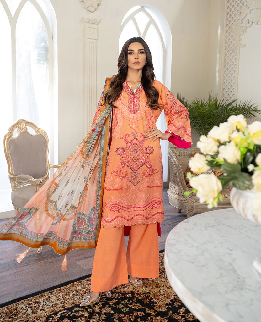 Freesia Luxury Lawn`21 D#05