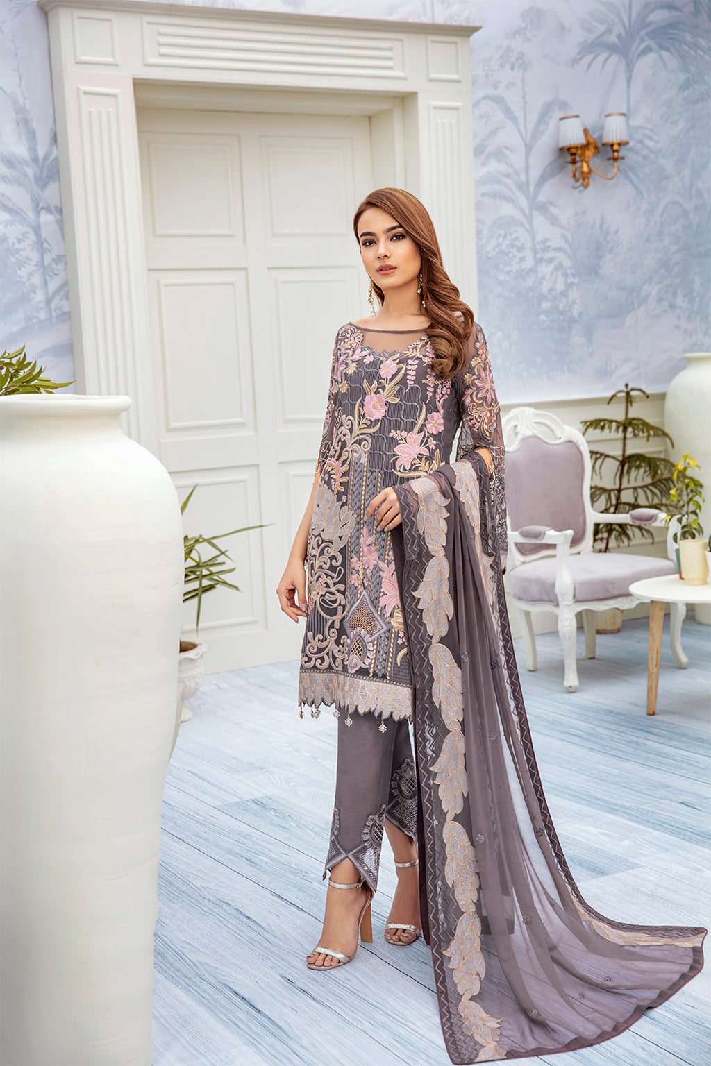 Ramsha Chevron L/Chiffon`22 D#209 (Vol-2)