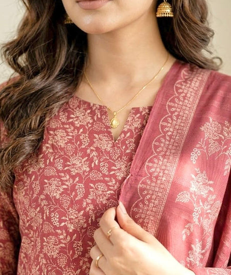 BR Sehar Dhanak'26 3Pcs D#8 (Pink)