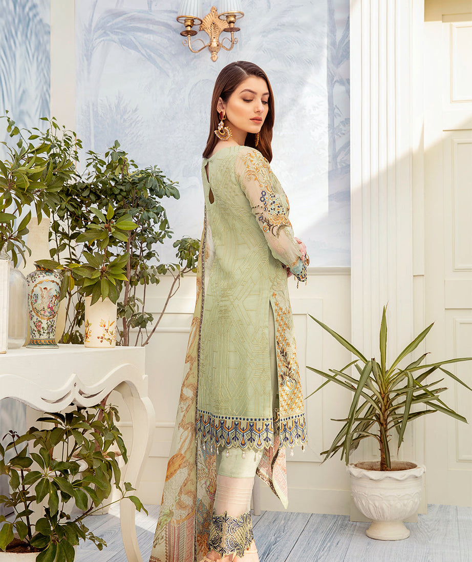 Ramsha Chevron L/Chiffon`22 D#204 (Vol-2)