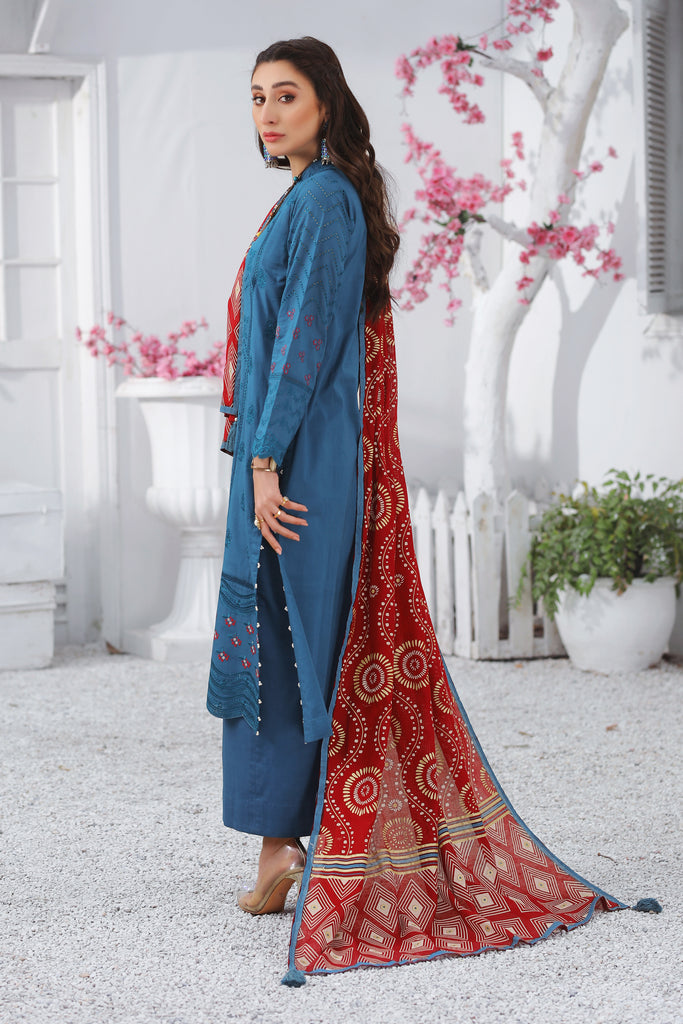 Lakhany Digital Print Lawn`22 EC#2227
