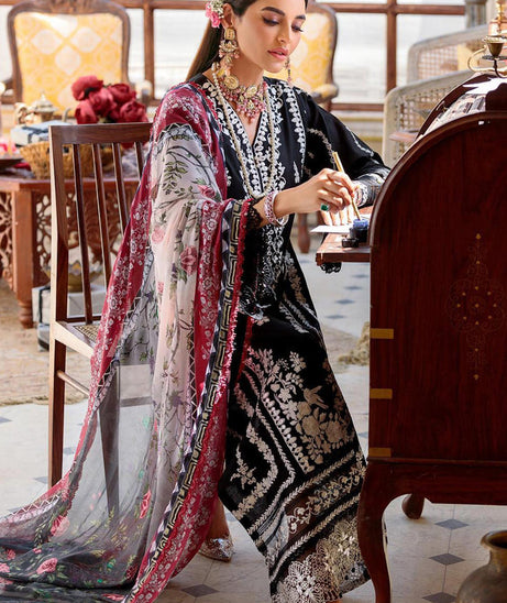 Noor By Saadia Asad Eid Chikankari Lawn'22 D#1-B